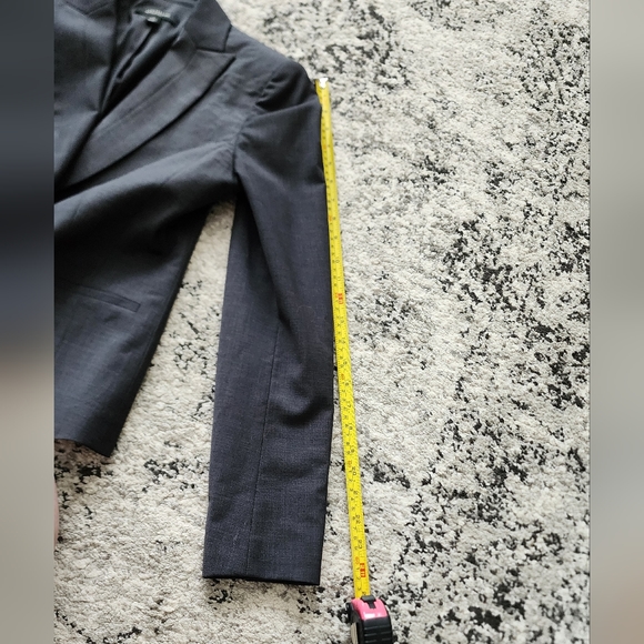 ANN TAYLOR Blazer Dark Gray Womens Size 2 - Picture 7 of 9